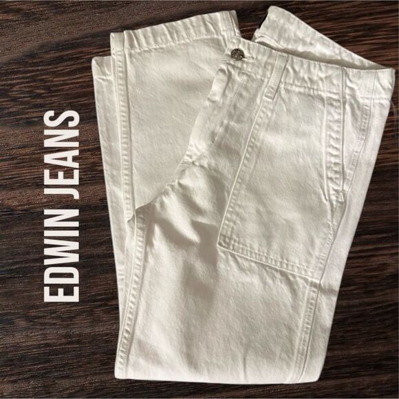 EDWIN ANTHROPOLOGIE Women’s Malia Utility Boyfriend Jeans in the Size 27 - Picture 3 of 11